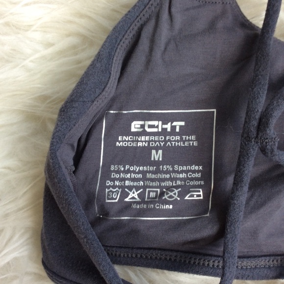 Echt gray sports bra - Picture 3 of 4